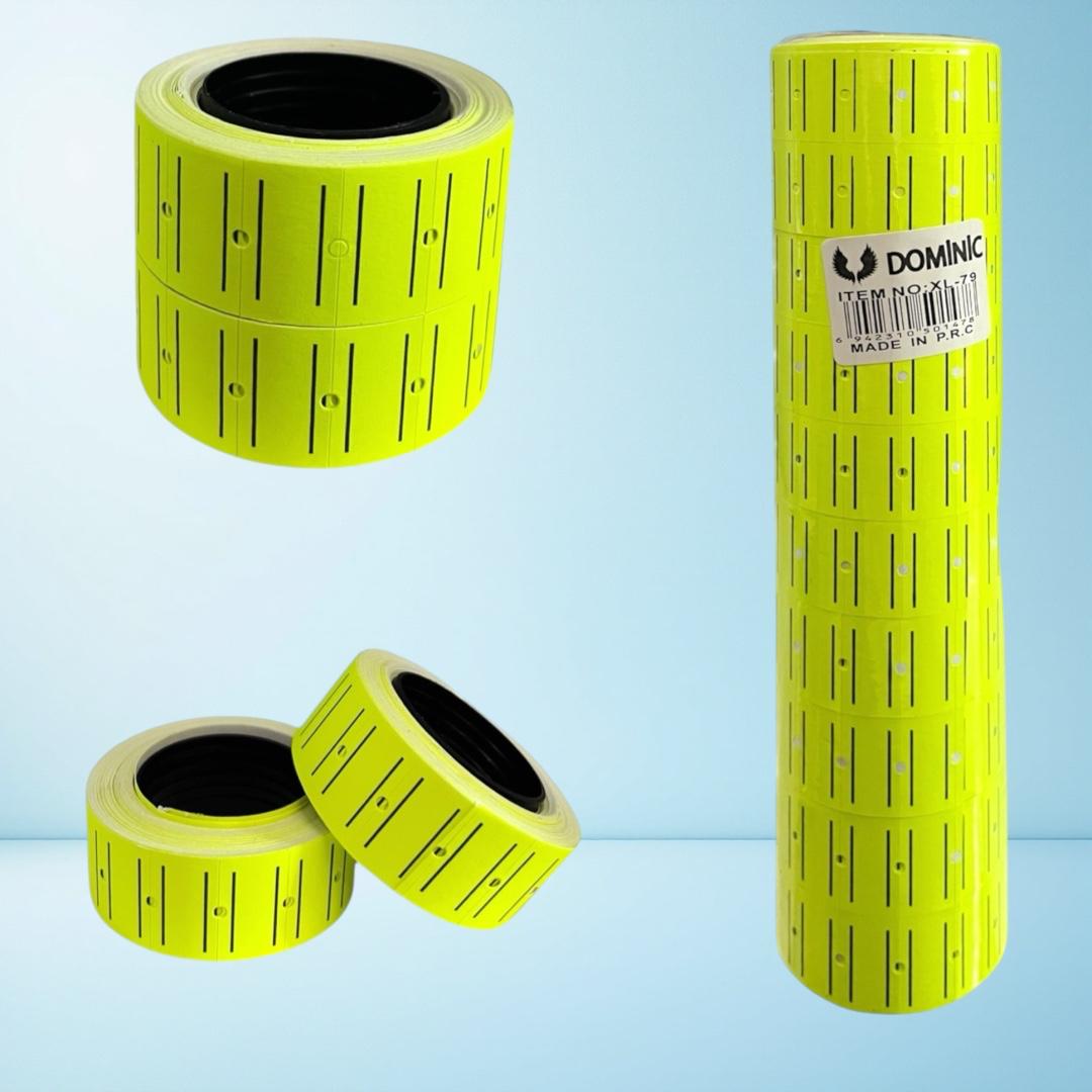 METO ETİKETİ SARI RENK 10'LU PAKET
